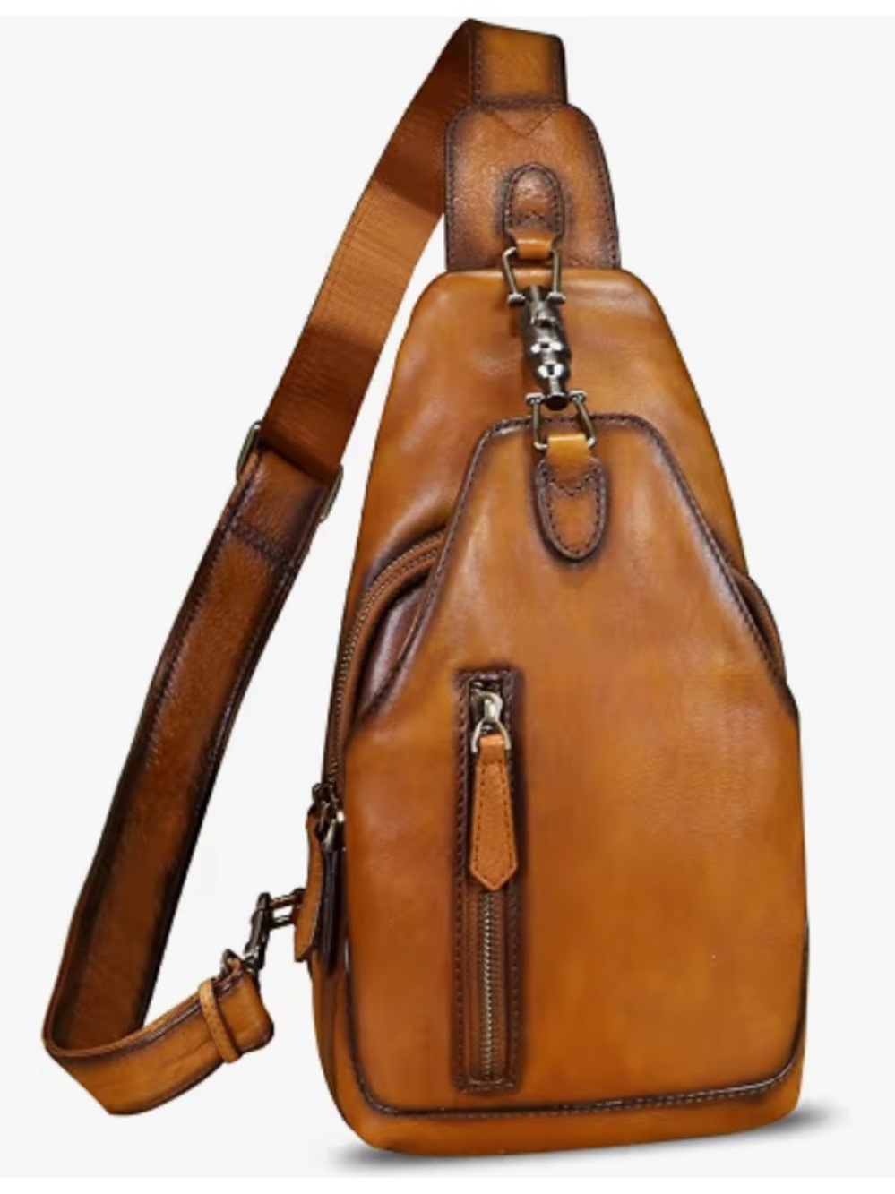 LRTO Leather Sling Bag Women’s Shoulder Crossbody Bag backpack purse